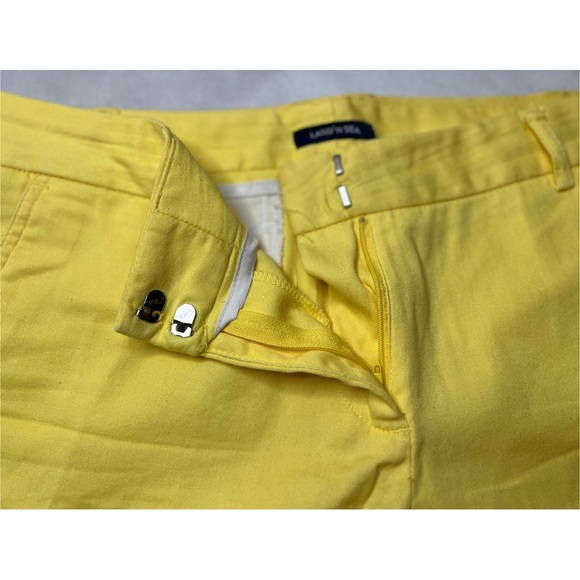 Land' N Sea Slant Pocket Flat Front Shorts | 10 | Cotton - Picture 3 of 4